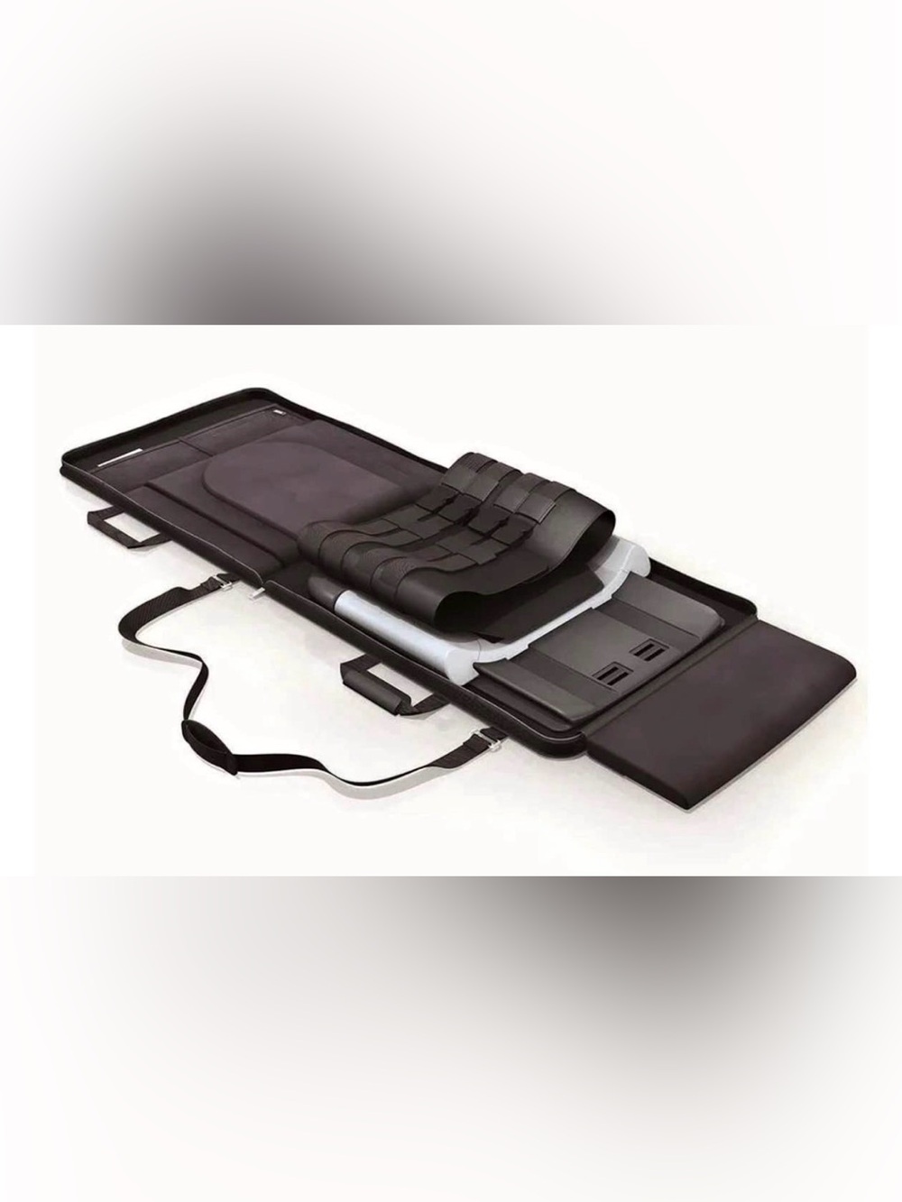 New Chattanooga Saunders Lumbar Traction 199603 w/ Carrying Case & Accessories